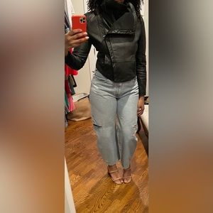 BCBG Leather Jacket (S)